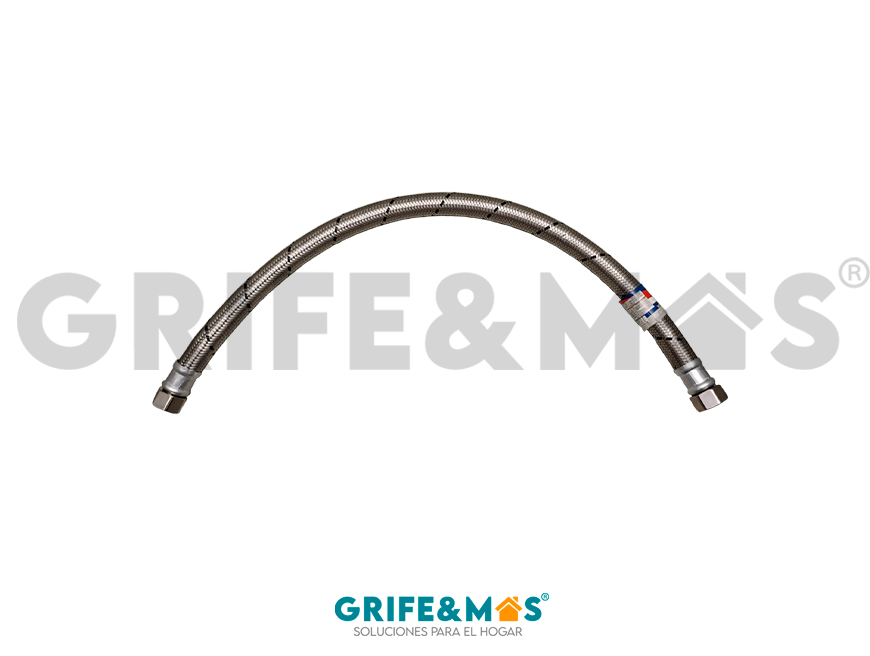 191380 MANGUERA PARA CALENTADOR  ACERO INOXIDABLE 3/4 X 1/2