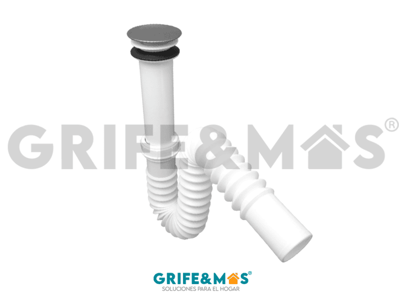 2235A CESPOL P/LAVABO, FLEXIBLE TIPO "P", C/PUSH BUTTON 2235A CESPOL P/LAVABO, FLEXIBLE TIPO "P", C/PUSH BUTTON