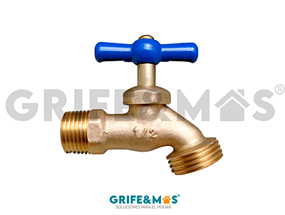 36221 LLAVE DE JARDÍN LATÓN 1/2" (PAQ. x 5pz)