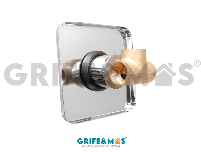 36277 MONOMANDO PARA REGADERA CUADRADA ACABADO CROMO 36277 MONOMANDO PARA REGADERA CUADRADA ACABADO CROMO