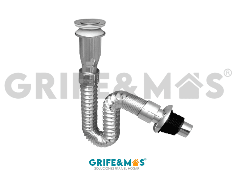 36524 CESPOL FLEXIBLE CON CONTRA TIPO PUSH ACABADO CROMO 36524 CESPOL FLEXIBLE CON CONTRA TIPO PUSH ACABADO CROMO