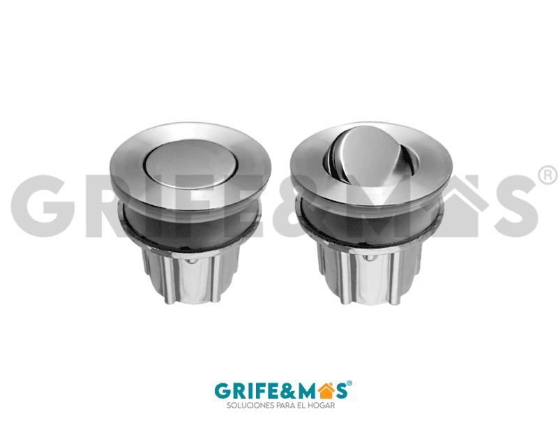 36523 CESPOL FLEXIBLE CON CONTRA TIPO MONEDA ACABADO CROMO