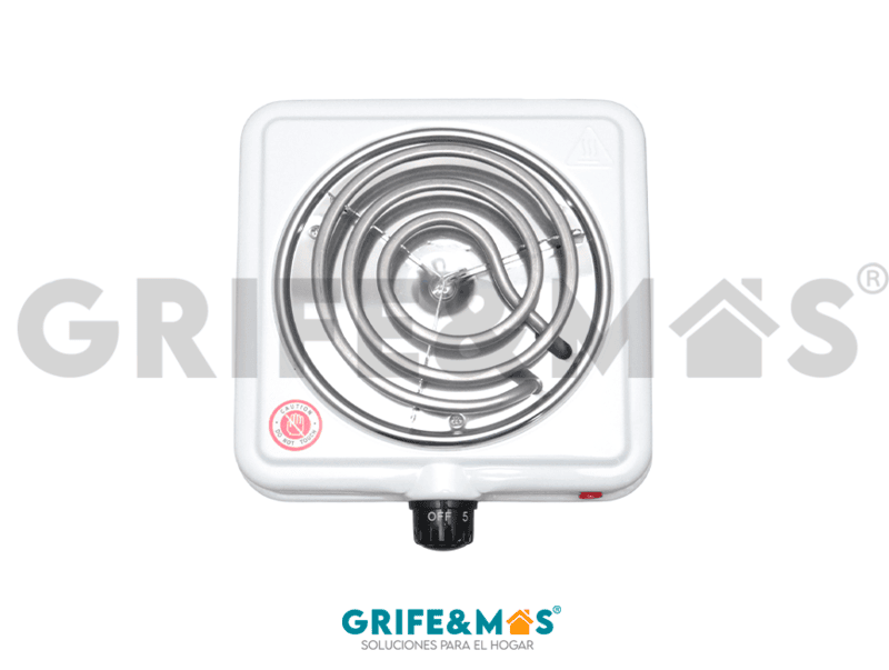 C-E1 COCINA ELECTRICA 1 QUEMADOR COLOR BLANCO