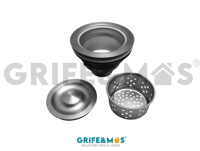 CANS-003 CONTRA CANASTA CON TAPA ACERO INOX