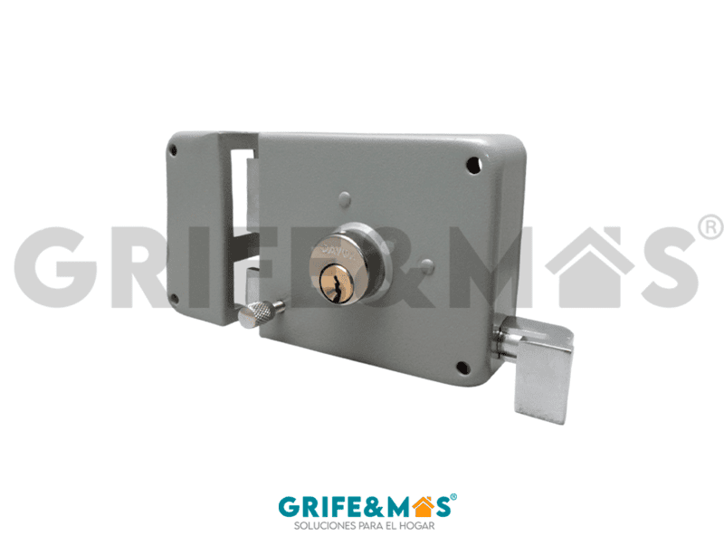 CS1 CERRADURA DE SOBREPONER IZQUIERDA GRIS