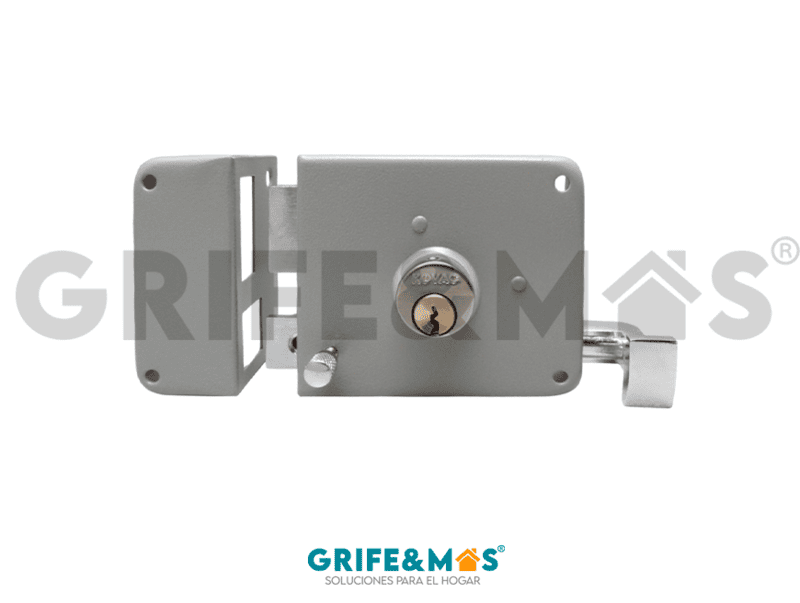 CS1 CERRADURA DE SOBREPONER IZQUIERDA GRIS
