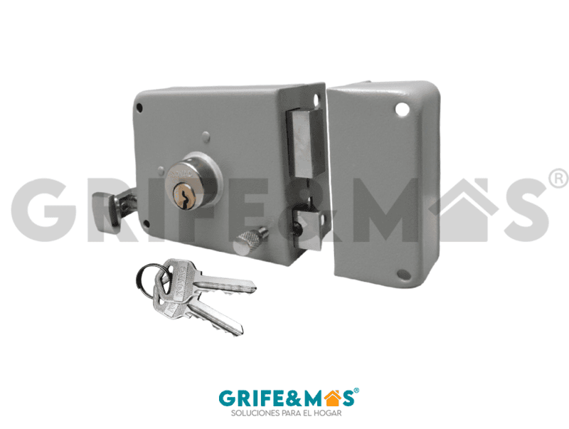 CS2 CERRADURA DE SOBREPONER DERECHA GRIS