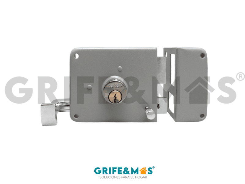 CS2 CERRADURA DE SOBREPONER DERECHA GRIS