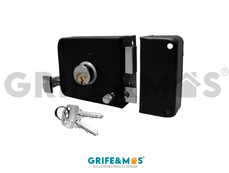 CS4 CERRADURA DE SOBREPONER DERECHA NEGRO