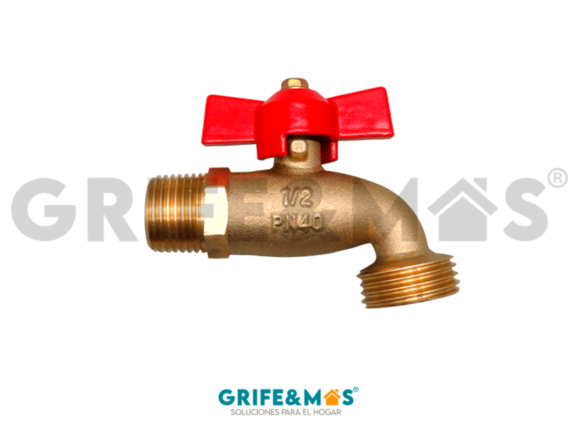 F-15046 LLAVE DE JARDIN MARIPOSA 1/2" (PAQ x 5PZ)