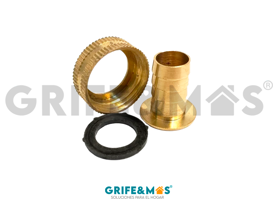 HEMB CONECTOR DE LATON P/LLAVE DE NARIZ 1/2" (PAQ.x10pz)