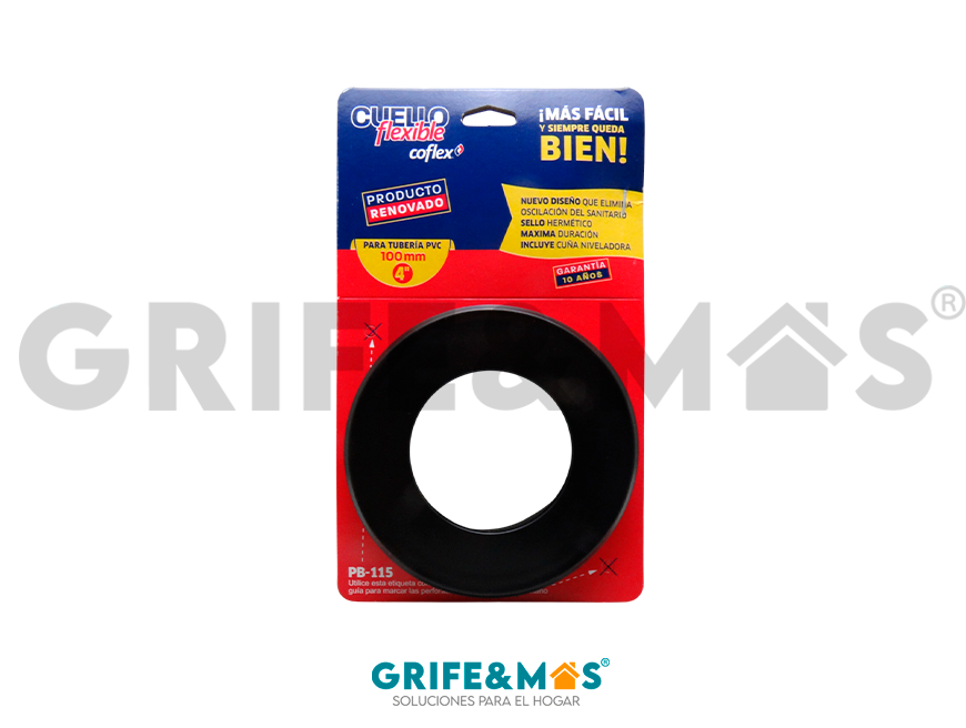 PB-115   BRIDA (CUELLO)  FLEXIBLE PARA TUBERÍA DE 4"