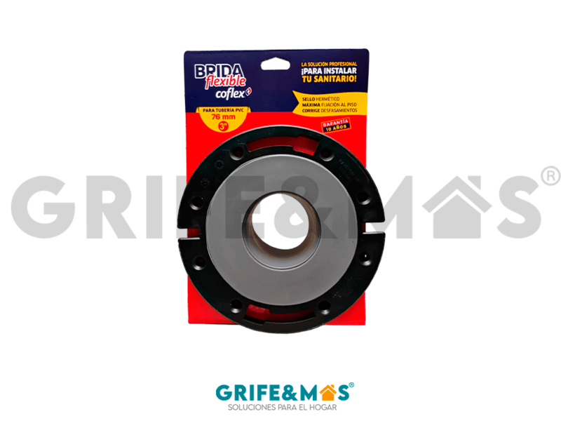 PB-150 BRIDA FLEXIBLE MANGA CORTA 3"