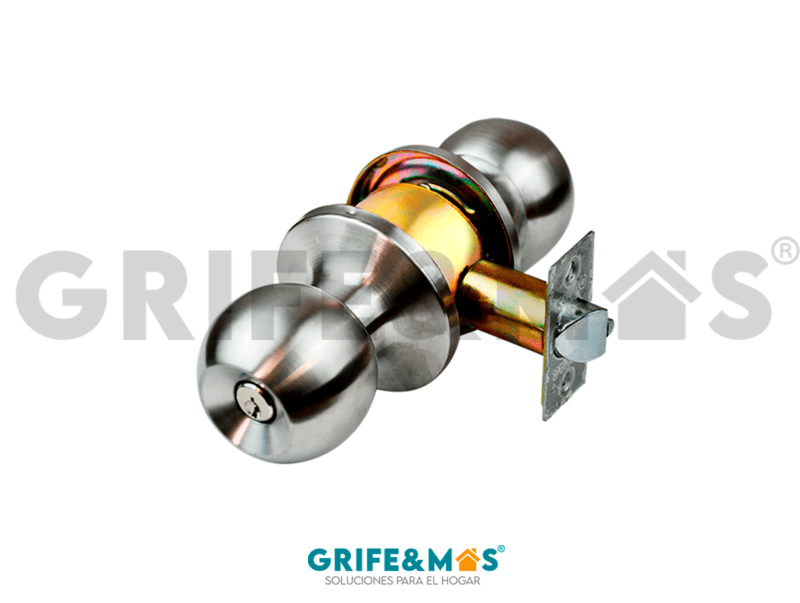 PC01 PERILLA CILINDRICA C/ LLAVES ACERO INOXIDABLE