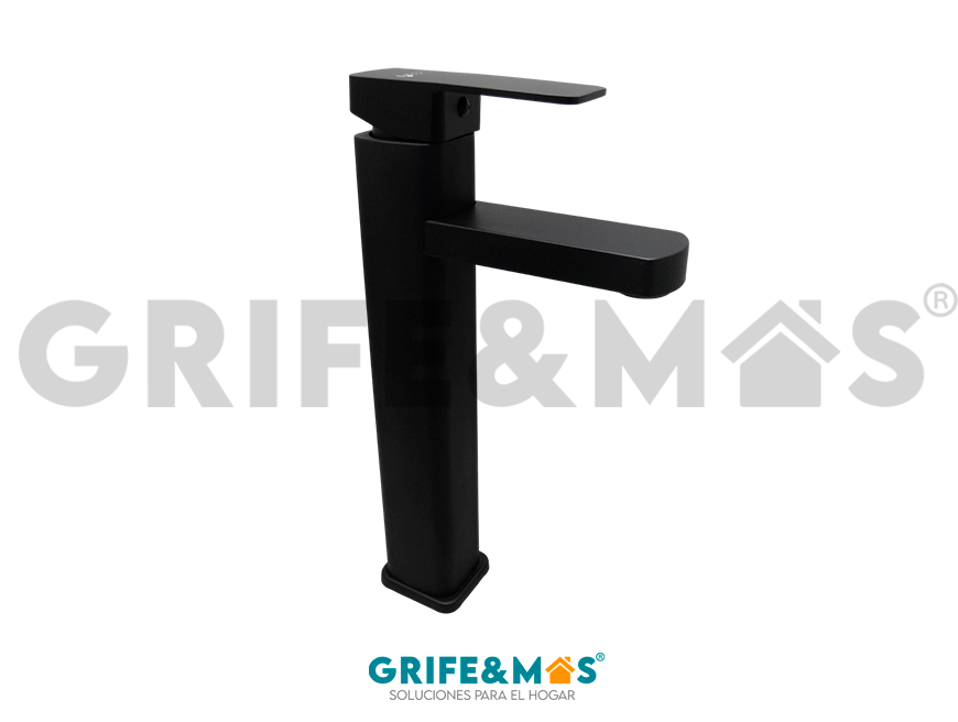 SF-11803-N MONOMANDO PARA LAVABO 29CM COLOR NEGRO MATE