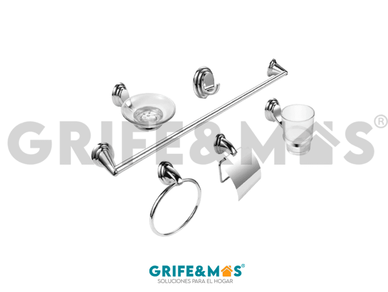 SOM-ACC06 JUEGO DE ACCESORIOS PARA BAÑO SOM-ACC06 JUEGO DE ACCESORIOS PARA BAÑO