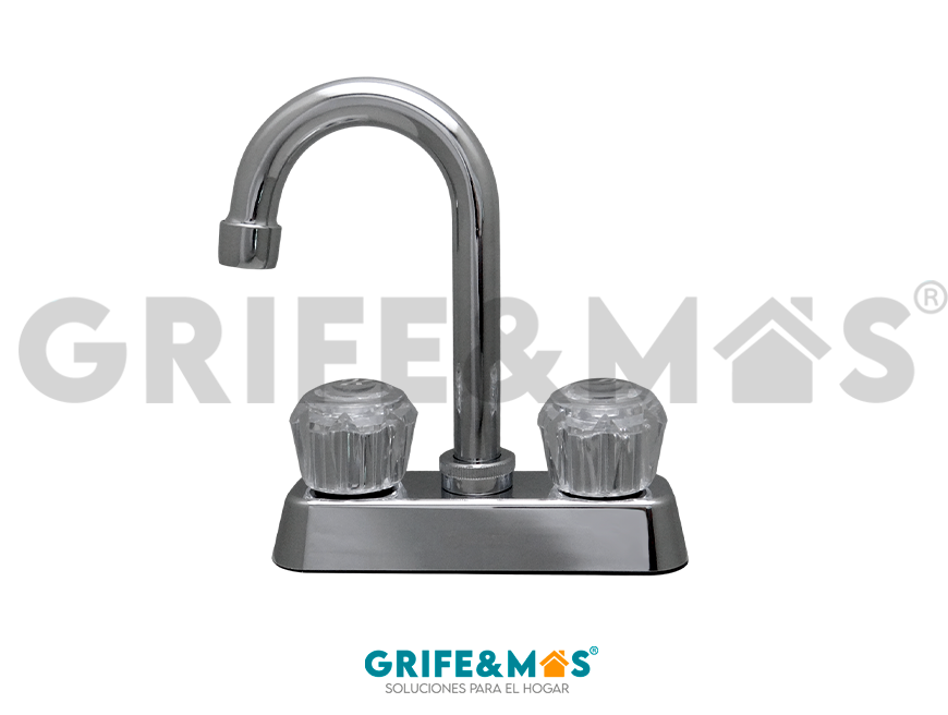 SP-40021 MEZCLADORA 4" PARA LAVABO CROMADO (SP4021)