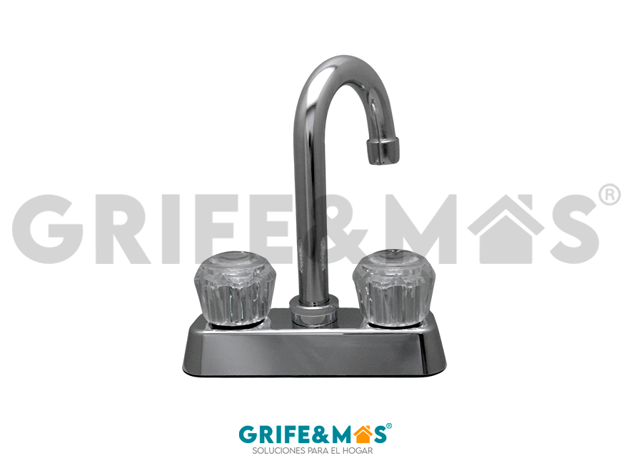 SP-40021 MEZCLADORA 4" PARA LAVABO CROMADO (SP4021)
