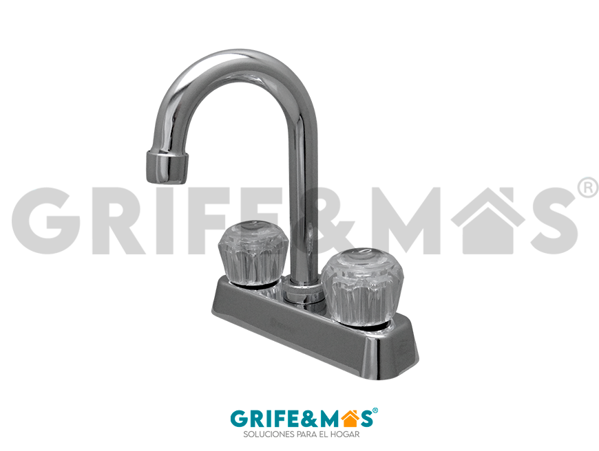 SP-40021 MEZCLADORA 4" PARA LAVABO CROMADO (SP4021)