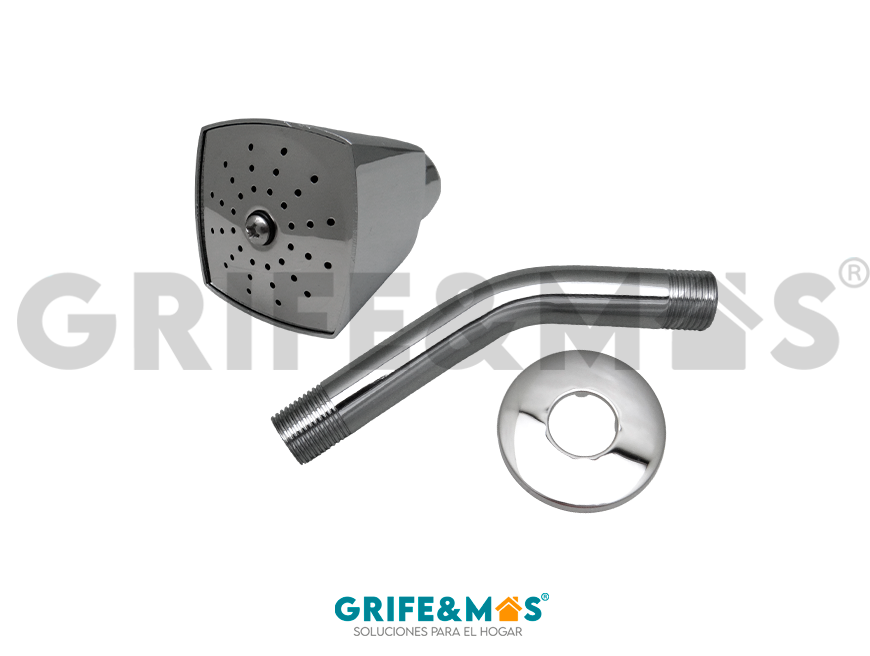 SP-50006 REGADERA CON BRAZO Y CHAPETON