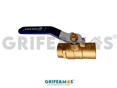 SP-70102-2 VALVULA DE ESFERA 3/4" SOLDABLE, CUERPO DE LATON
