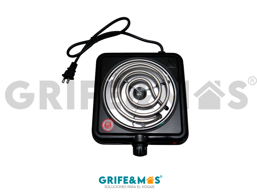 SW-23031-N PARRILLA ELÉCTRICA DE RESISTENCIA COLOR NEGRO CON 1 QUEMADOR