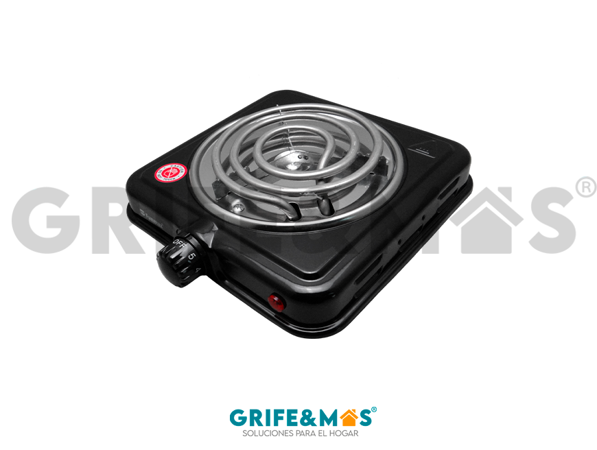 SW-23031-N PARRILLA ELÉCTRICA DE RESISTENCIA COLOR NEGRO CON 1 QUEMADOR