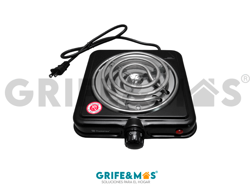 SW-23031-N PARRILLA ELÉCTRICA DE RESISTENCIA COLOR NEGRO CON 1 QUEMADOR