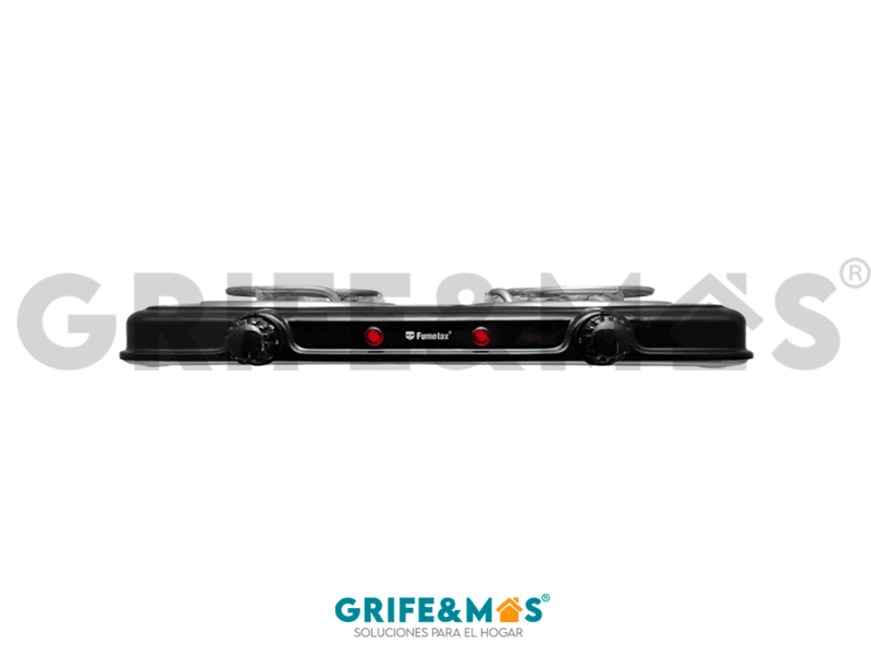 SW-23032-N PARRILLA ELÉCTRICA DE RESISTENCIA COLOR NEGRO CON 2 QUEMADORES