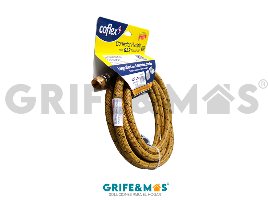 VG-B400 CONECTOR FLEXIBLE VINILO PARA GAS 3/8" X 3/8" DE 4 MT VG-B400 CONECTOR FLEXIBLE VINILO PARA GAS 3/8" X 3/8" DE 4 MT