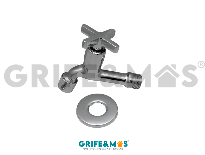 SP-30221 LLAVE DE JARDIN METALICA 8.3 CM CON AIREADOR SP-30221 LLAVE DE JARDIN METALICA 8.3 CM CON AIREADOR