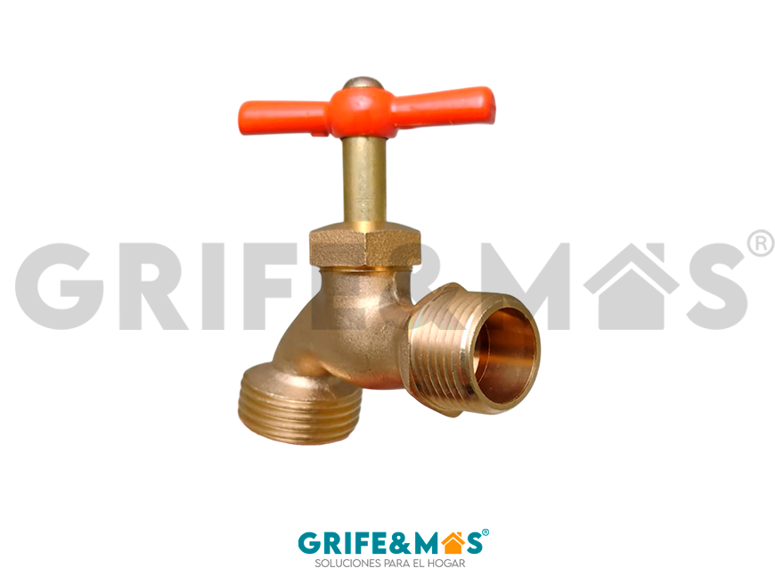 SP-70054 LLAVE PARA JARDIN DE LATON (PAQ x 5pz)