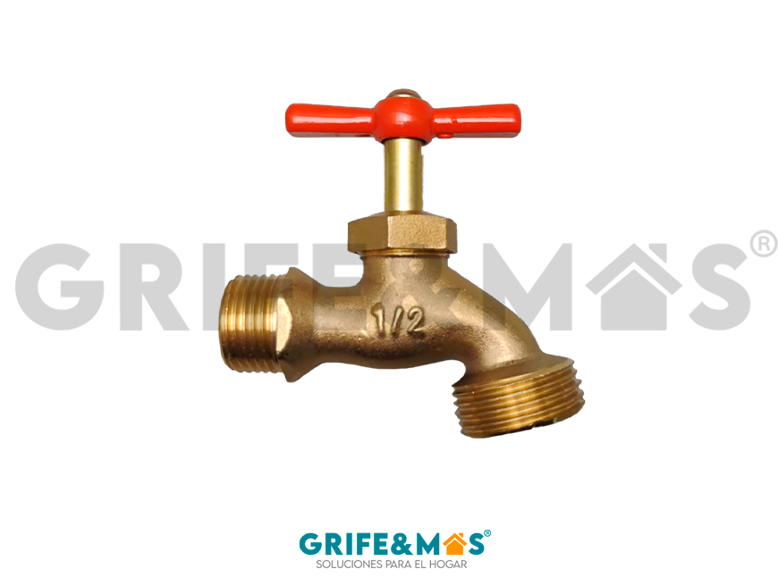 SP-70054 LLAVE PARA JARDIN DE LATON (PAQ x 5pz)