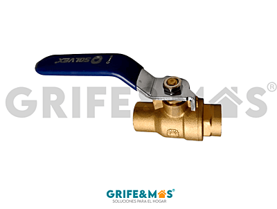 SP-70102 VALVULA DE ESFERA 1/2" SOLDABLE, CUERPO DE LATON